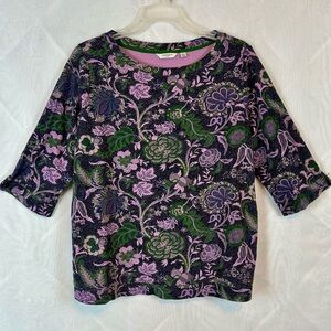 Liz Claiborne Cotton Knit Pullover Plus Size Top 3XL